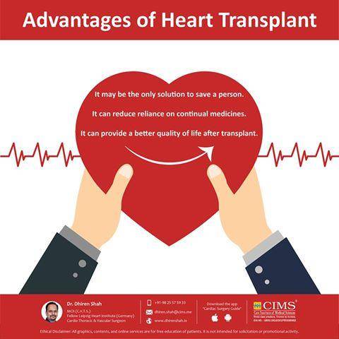 Advantages of Heart Transplant