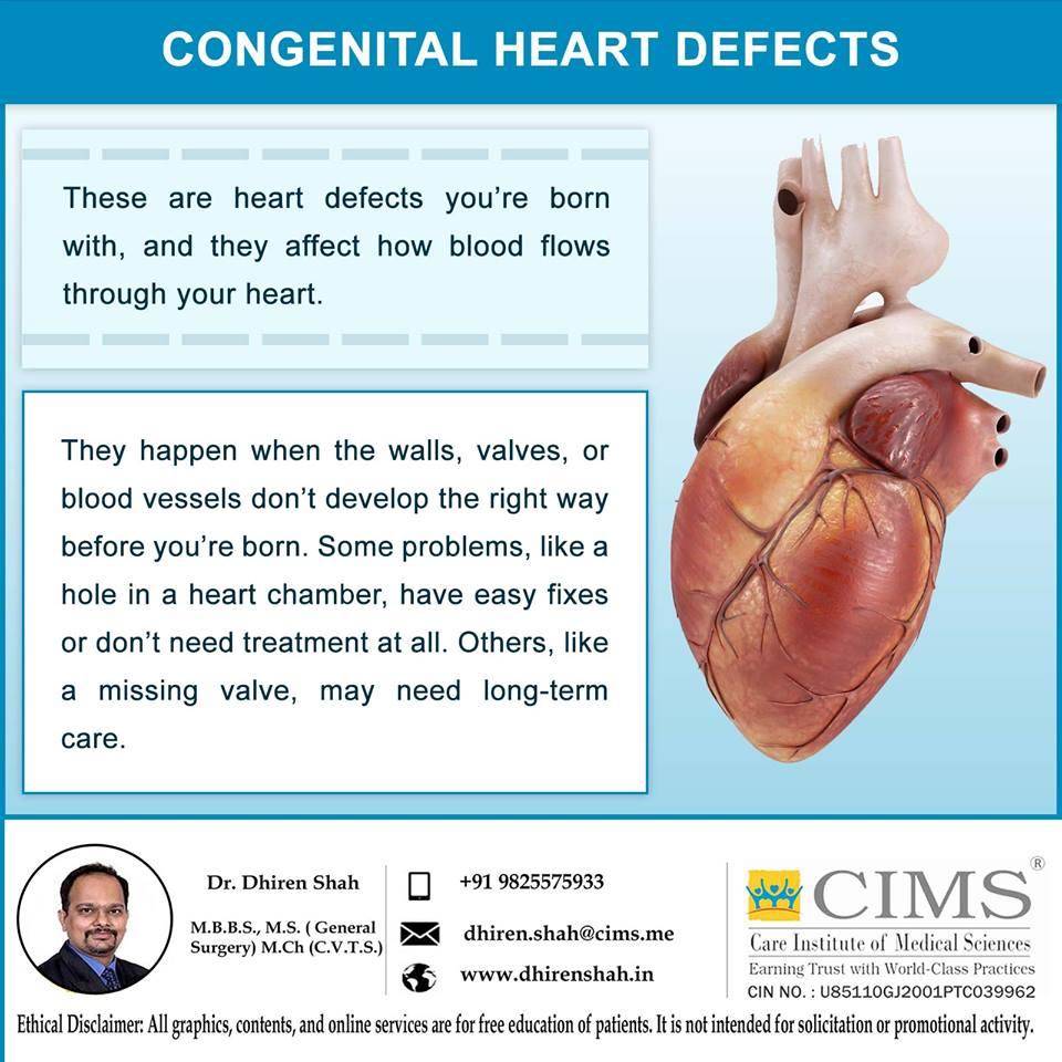 CONGENITAL HEART DEFECTS.