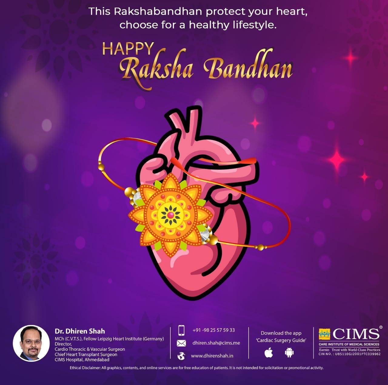Happy Rakshabandhan | The Best Cardiac Surgeon in Ahmedabad and ...