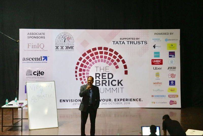 Yesterday I had an opportunity to deliver a talk in “The Red Bricks Summit” by IIM Ahmedabad on Organ donation which a very well attended and organized event.