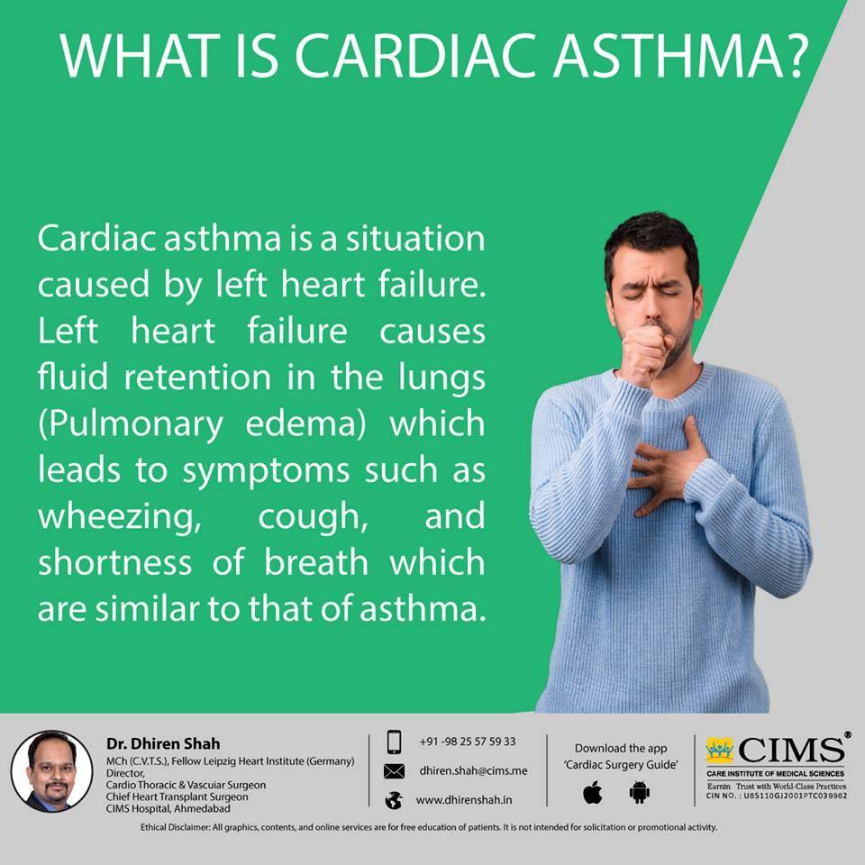 What is cardiac asthma