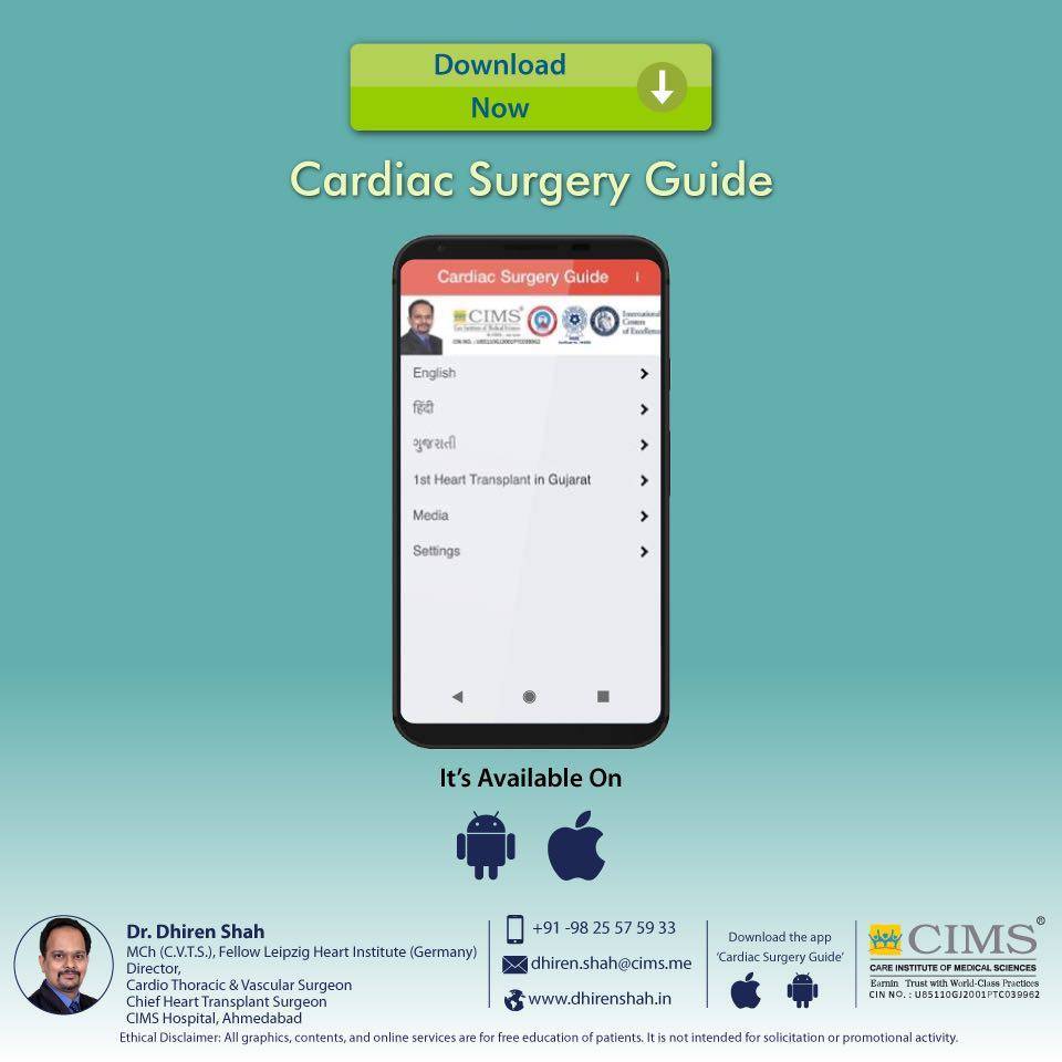 Download the Cardiac Surgery Guide app on your mobile today to know everything about cardiac surgery.