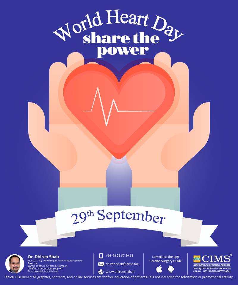 This World Heart Day: Look after your heart and your heart will look after you!