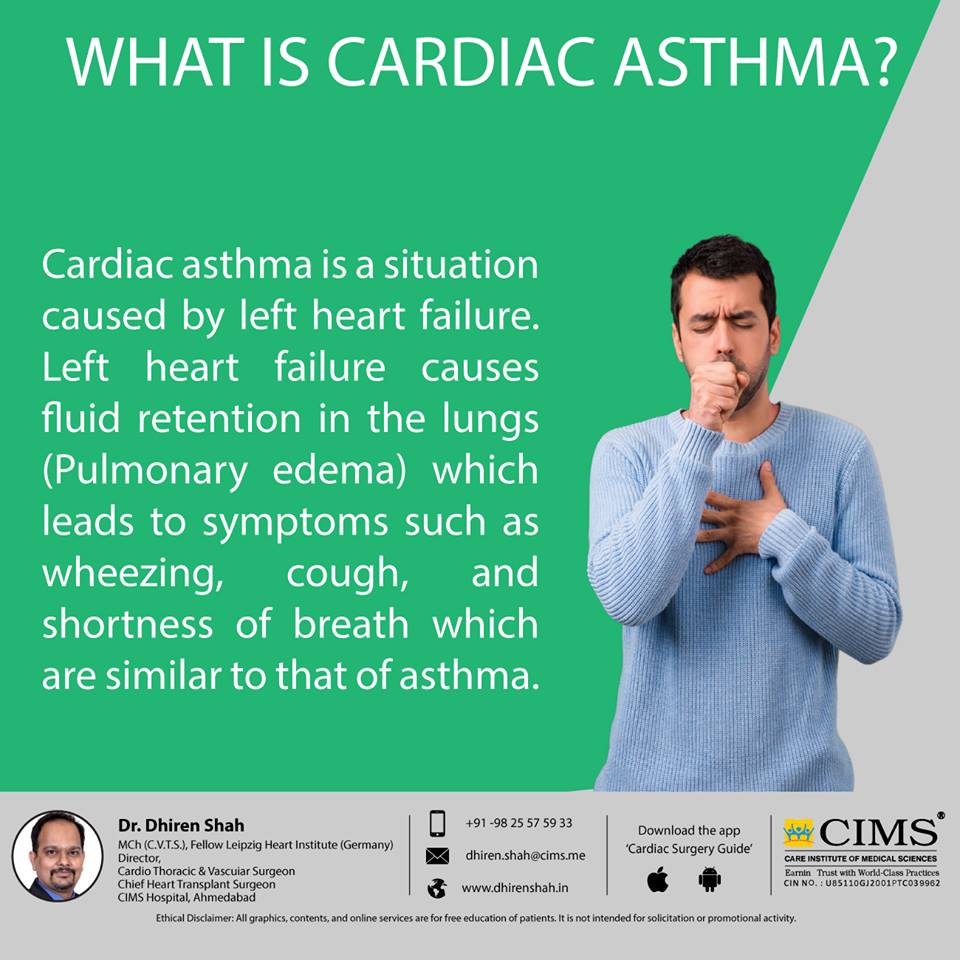 What is cardiac asthma ?