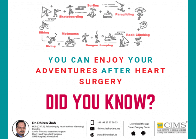 Did you know that a heart surgery patient can also enjoy adventures?
