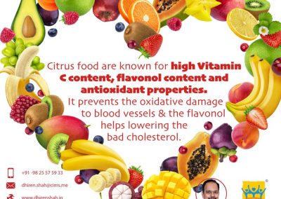 Help your arteries stay clean, include citrus food in your diet!