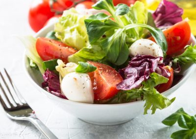 Fresh salad in a bowl.