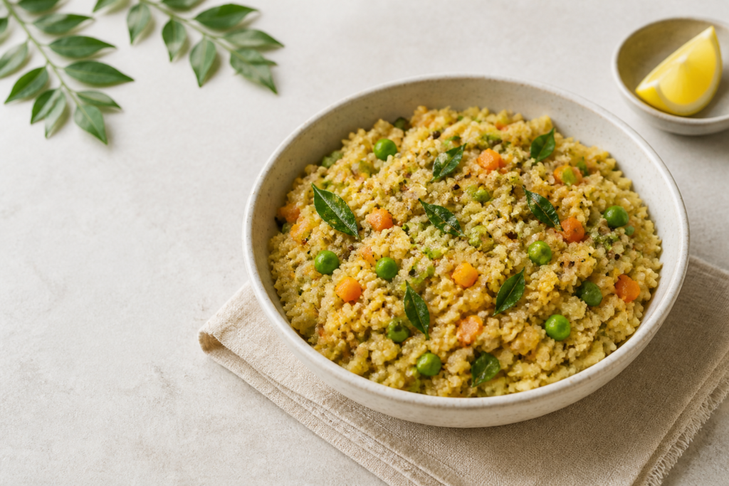Oats and Vegetable Upma