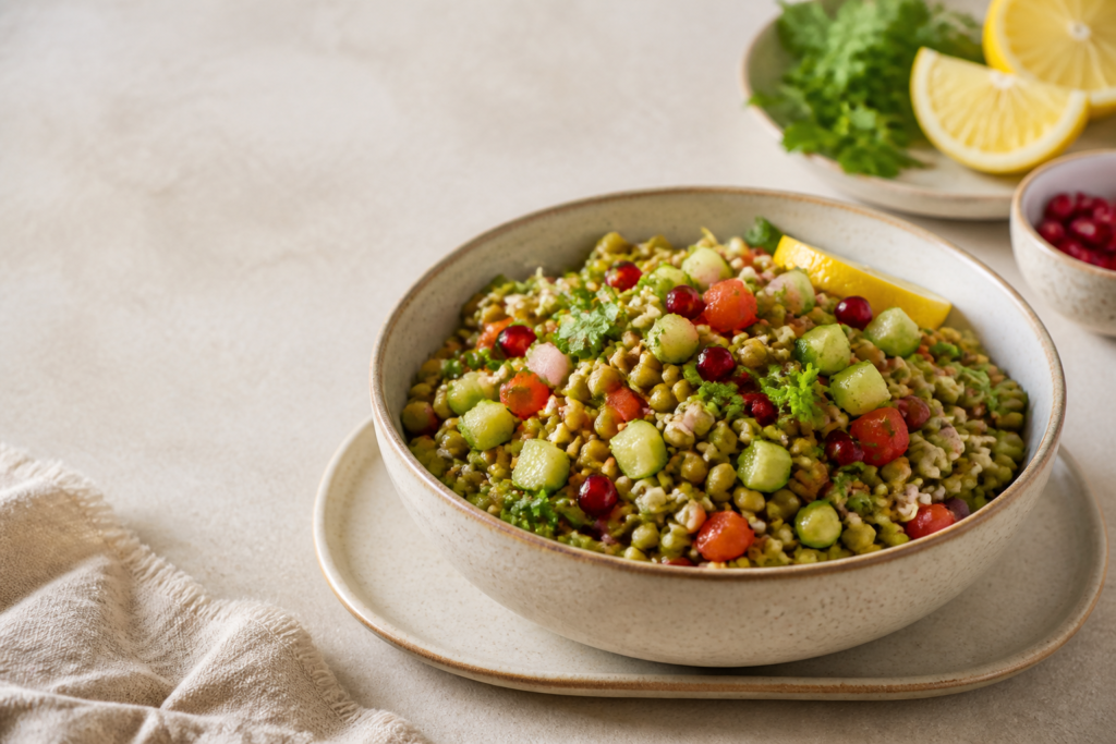 Sprouted Moong Bhel